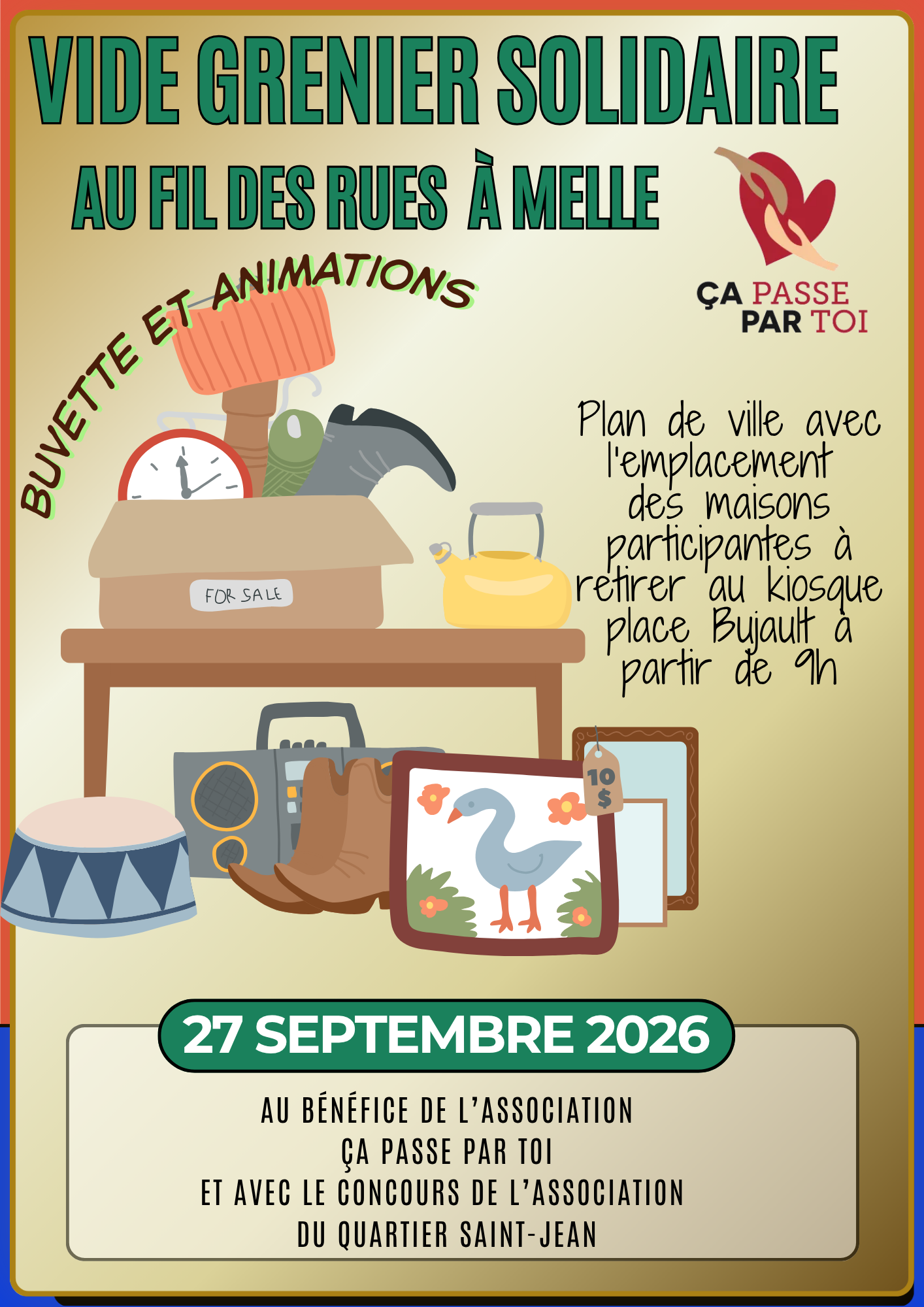Vide grenier - Melle - 2026