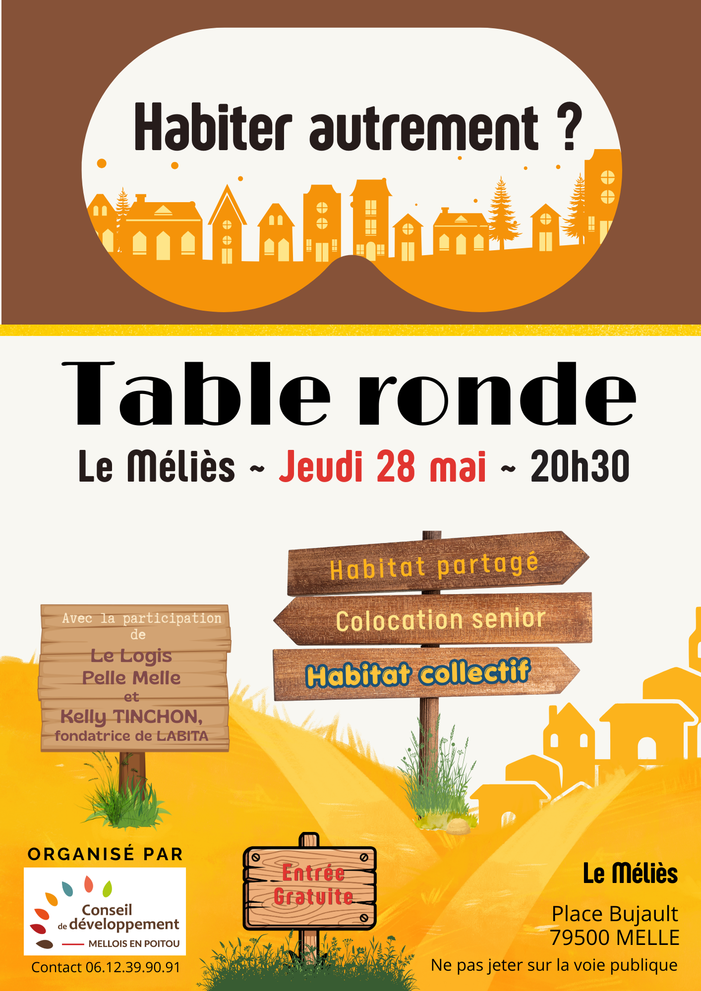 Affiche Habiter autrement dernière version